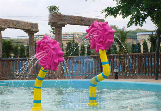 Glasfaser-Wasser-Spritzen-Auflagen-statische Antikinder Rose Flower Water Spray Park