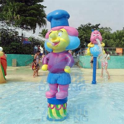 Karikatur-Koch Style Water Park spritzen Auflage für Kinder sprühen Pool