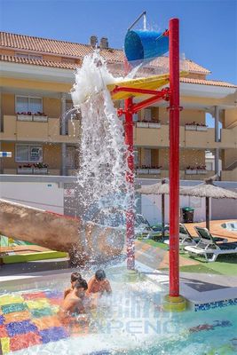 Ein guter Preis. Höhen-Wasser-Park-Eimer-Dump-Gruppe der Fiberglas-Wasser-Spritzen-Auflagen-5m für Spray-Zone Online