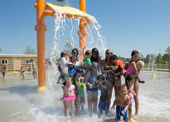 Große Wasser-Eimer Handelsfiberglas-Aqua Play Games Children Pools