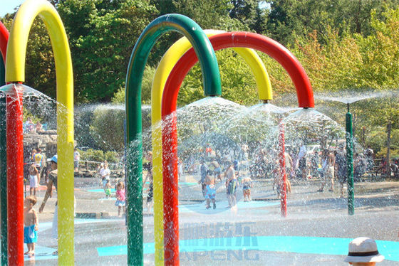 Wasser-Sprinkleranlage der Spielplatz-Wasser-Spritzen-Auflagen-304L fertigte im Freien besonders an
