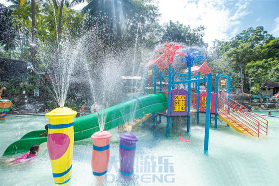 Ein guter Preis. Erlebnispark-Regen-Spritzen-Auflage spielt Fiberglas-Spalten-Brunnen-Spray-Satz Online