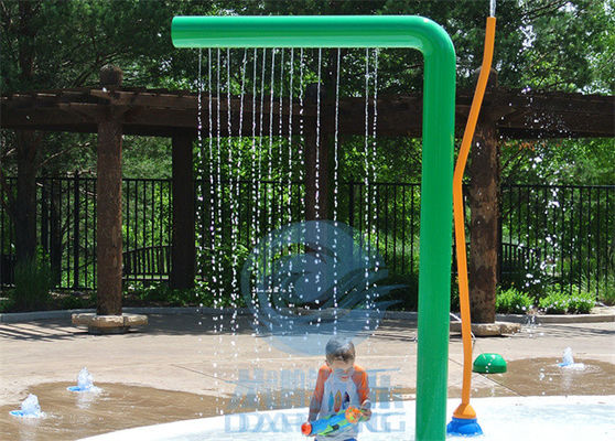 Ein guter Preis. Form-Spray-Wasser-Vorhang Aqua Parks 7, galvanisierte Stahlwasser-Strukturen für Spritzen-Park Online