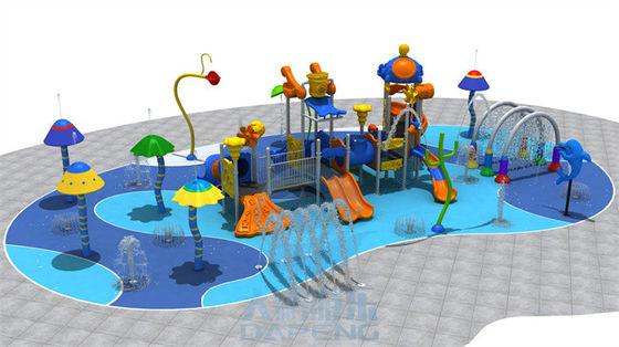 Ein guter Preis. Wohntummelplatz des wasser-250sqm mit rutschfesten Matten und Spaß-Wasser-Spray-Geräten Online