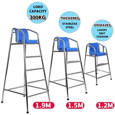 Edelstahl-Leibwächter Chair Sliver +Blue des Rts-Wasser-Park-304 andere Wasser-Spielgeräte