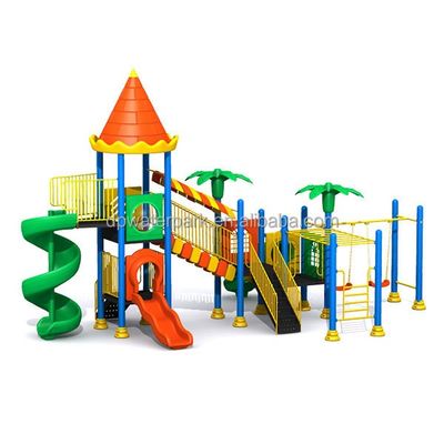 Ein guter Preis. Kundenspezifische Kinder Chinas parken Ausrüstungs-Spielplatz, den großes Plastikdia-Schwingen im Freien für Kinder einstellt Online