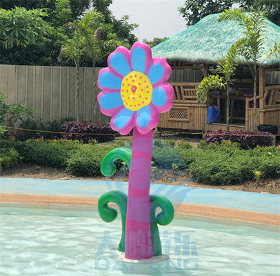 OEM-Aqua-Park-Ausrüstung Wasserspiele Spielzeug Vergnügen Wasserpark Splash Pad Blumenwassersprinkler