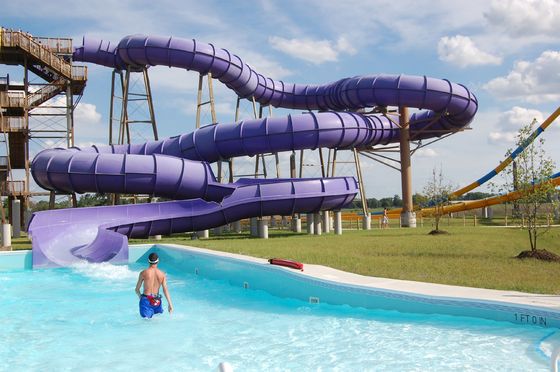 Custom Vergnügungspark Fahrten Glasfaser zum Spaß Tube-Rutsche Aqua-Spiel über dem Boden Wasserpark