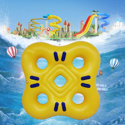 Aufblasbares Poolring Schwimmbad Kajak Aquathema-Wasserpark Großer Horn Rutschgeräte