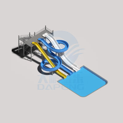 OEM Amuse Wasserpark Kinder Spielplatz Fahrten Glasfaser Pool Rutschen
