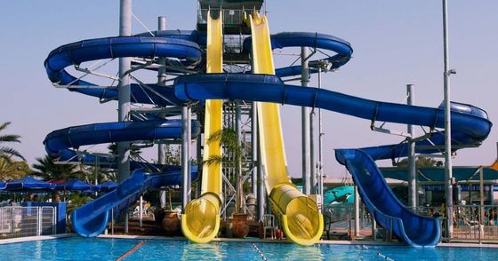 OEM für Erwachsene Glasfaser große Wasserrutschen für kommerziellen Wasservergnügungspark