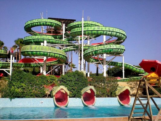 Ein guter Preis. Kinder Aquapark Rutsche Privatpool Glasfaser Rutschenfahrten Online