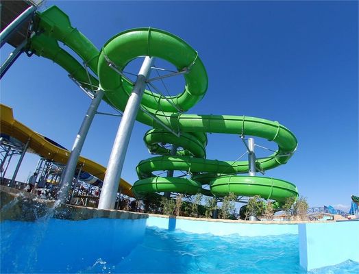 OEM Glasfaser-Wasserpark-Slide für 2 Personen Aqua Attract Park Games Fahrgeschäfte