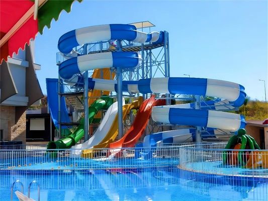 OEM Outdoor-Wasserpark Spiele Spielsets Schwimmbad Tube-Rutsche für Kinder