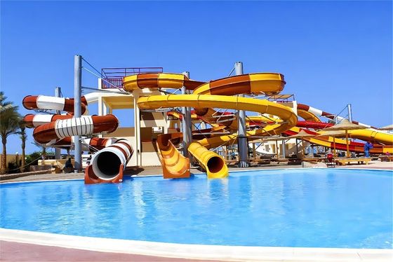 10mm Glasfaser Wasserpark Rutsche Wasserspiele Ausrüstung Kinderspielzubehör