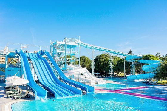 ODM Outdoor Spiele Spielen zu Hause Schwimmbad Spiele Spielen Gegenstände Glasfaser Wasserrutsche