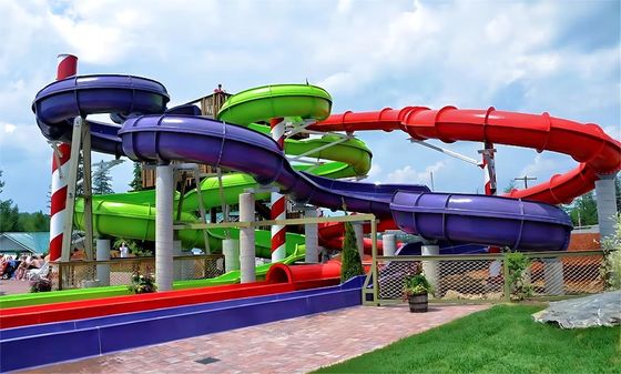 ODM Freizeitvergnügungspark Fahrten Wasserspielzeug Glasfaser Rutschen Preise