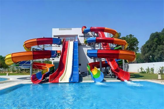 Verzinktes Stahl Außen-Wasserpark Rutschen Attraktion Spiele Spielausrüstung für Kinder