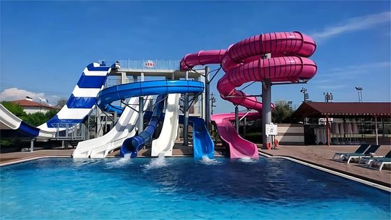 OEM angepasste Aquapark Privatpool Tube Glasfaser-Slide