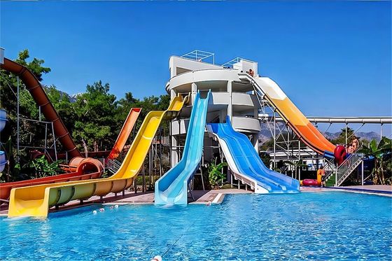 ODM-Wasserspielgeräte Glasfaserwasserrutsche für Schwimmbad