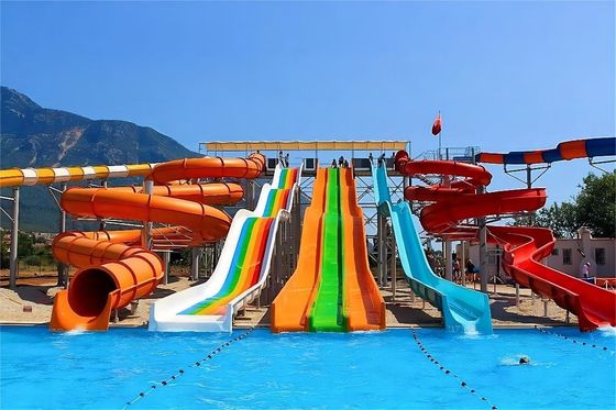 OEM Wasservergnügungspark Schwimmbad Zubehör Glasfaser Rutsche für Kinder