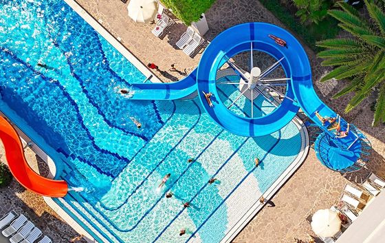 Ein guter Preis. Außenwasser-Spielplatz Schwimmbad-Ausrüstung Rutsche für Kinder Online