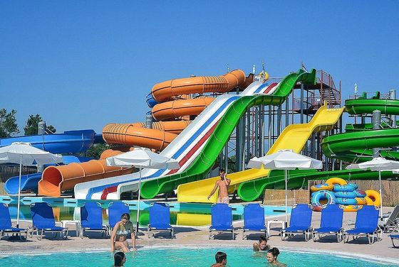 OEM Wasserpark Spielplatz Pool Glasfaser Wasserrutsche für Kinder