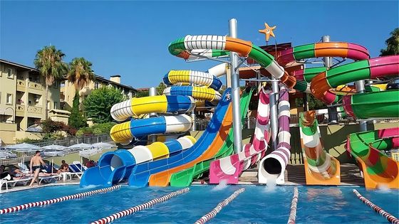 Ein guter Preis. OEM-Wasser-Themenpark Fahrten Vergnügen Kinder Glasfaser Wasserrutsche Online