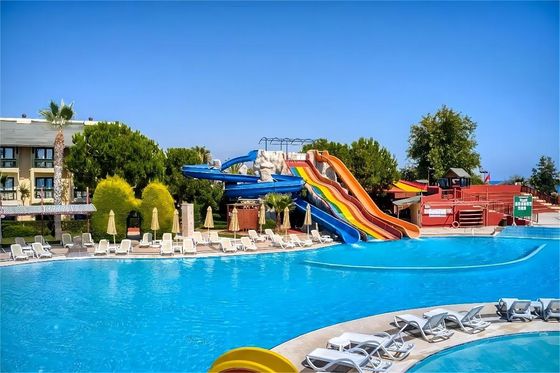 Ein guter Preis. Kinder-Aqua-Vergnügungspark Ausrüstung Schwimmbad Glasfaser Wasserrutsche Online