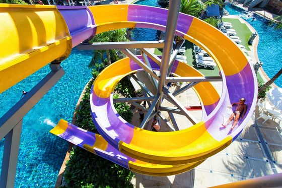 Kinder Spielplatz Ausrüstung im Boden Schwimmbad Glasfaser Wasserspiele Reiten Kinder Wasserrutsche