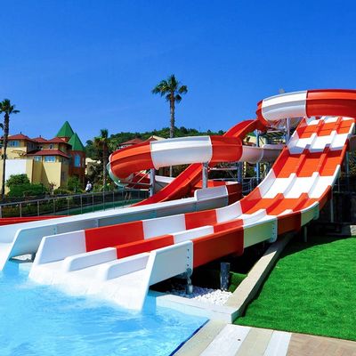 Kinder Außenplatz Schwimmbad Zubehör Glasfaser Rutsche für Kinder