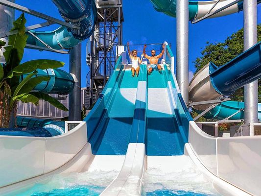 Vergnügungspark Fahrten Schwimmbad Ausrüstung Meerwasser Glasfaser Rutsche