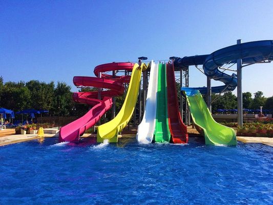 Kinder Schwimmbad Fahrten Wasserspielgeräte Glasfaser Rutsche