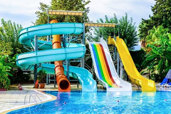 Außen-Wasserpark Kinder Schwimmbad Aquaspielgeräte Wasserspielzeug Rutsche