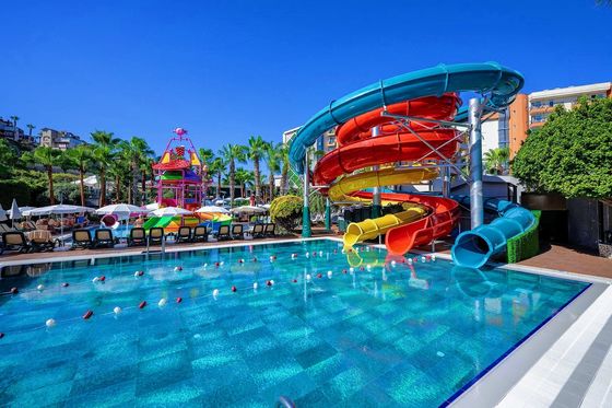 Ein guter Preis. Wassersport Ausrüstung Park Spiele Fahrt Vergnügen Glasfaser Pool Rutsche Kind Spiel für Kind Online
