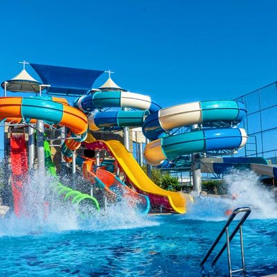 ODM Wasserspiel Attraktionen Park Ausrüstung Rutsche Für Kinder