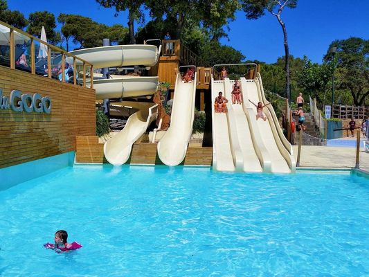 Kinder-Wasserpark Schwimmbad Wassersportgeräte Glasfaser-Rutsche