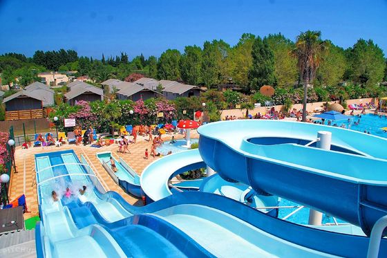 Ein guter Preis. Wasserpark Vergnügen Wasserspielgeräte Glasfaserrutsche Für Kinder Online