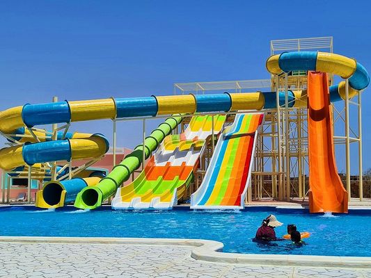 Vergnügungs-Wasserpark Schwimmbad Wasser-Spiral-Rutschgruppe für Kinder