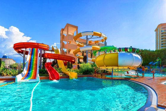 Ein guter Preis. Outdoor-Schwimmbad für Kinder Große Rutschenanlagen Online