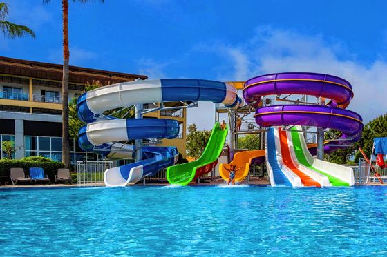 Wasservergnügungspark Außenpool Kinderreiten Glasfaserschleudersatz
