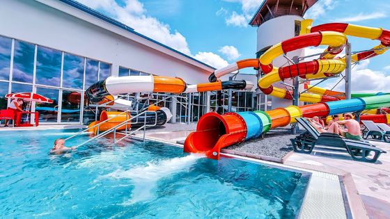 Wasser-Sport Schwimmbad Ausrüstung und Zubehör Kinder Glasfaser-Rutsche