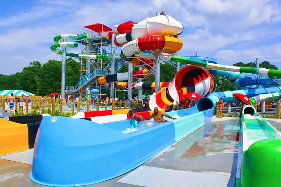 Außenwasser-Spielplatz Spiel Glasfaserschleudern für Schwimmbad