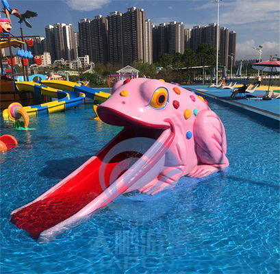 Ein guter Preis. Schwimmbad Glasfaser Frosch Wasserrutsche Spiele Spielzeug für Kinder Online
