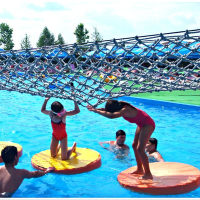 Gewerbliches Schwimmbad Klettern Entenweed Netse Seilbrücke für Kinder