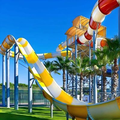 Schwimmbad im Freien Glasfaser Wasserspiel Slide