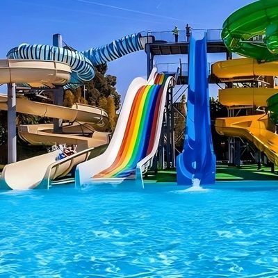 Ein guter Preis. Kinder im Schwimmbad Fahrt Glasfaser Wasserrutsche für den Aquapark Online
