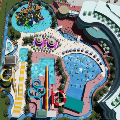 Ein guter Preis. Outdoor Fiberglass Water Park Slide for Kids and Adults Online