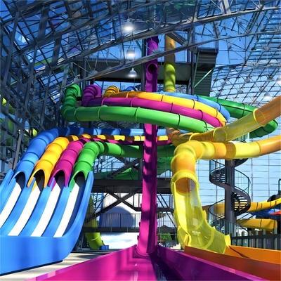 Ein guter Preis. Commercial Fiberglass Water Park Slide with 7.3m Height and Pool End for Kids and Adults Online