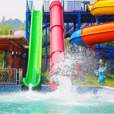 Ein guter Preis. Freibad Wasserpark Fiberglas Rutsche Kanonenlauf Fassrutsche Kundenspezifische Höhe Mit Installationsdetailzeichnungen Angehängt Online